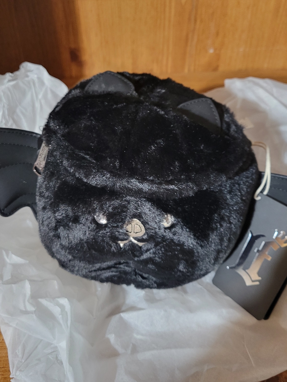 Price Is Firm. Loungefly Plush Bat Figural Crossbody. Nwt